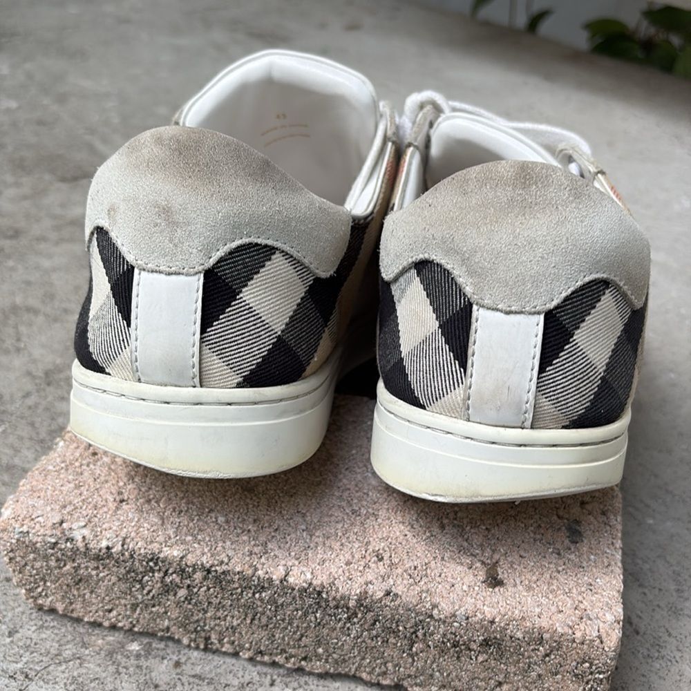 Burberry leather n nova chek sneakers - Picture 5 of 9